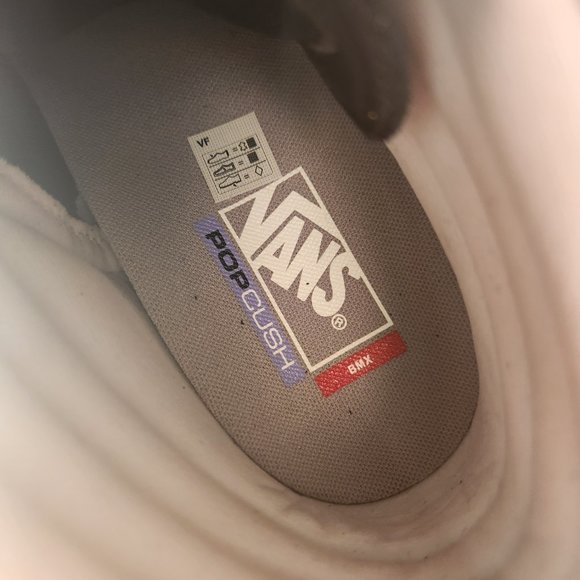 NWT VANS Professional BMX Sk8-Hi Suede/ Canvas Black/ Gray/ Gold Men (8.0) - Picture 14 of 16